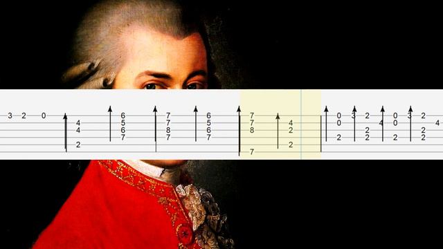 40 Symphony - Mozart Guitar Tabs, Guitar Tutorial (Easy, Fingerstyle, Rock Version) смотреть онлайн