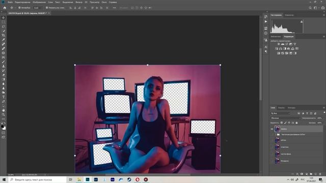 Делали эту съемку ПОЛ ГОДА! Фотография в стиле Киберпанк. смотреть онлайн