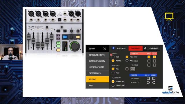 Monitoramento Técnico na FLOW 8 da Behringer - FLOW8 (ep05) смотреть онлайн