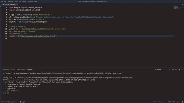 Google Sheets API in Python | How to export Excel tables To Google Sheets смотреть онлайн