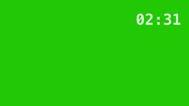 Free Green Screen 5 Minute Timer | Top Left Corner смотреть онлайн