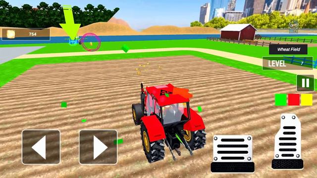 Modern Farming Tractor Simulator 2022 - Forage Plow Farm Harvester - Android Gameplay смотреть онлайн