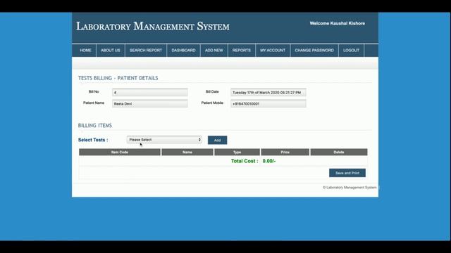 Laboratory Management System | PHP and MySQL Project Source Code | PHP MySQL CRUD Project смотреть онлайн