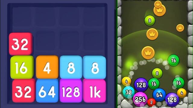 Satisfying mobile game/ Blob Merge 3d - 2048 blob ball gameplay max levels part 4 смотреть онлайн