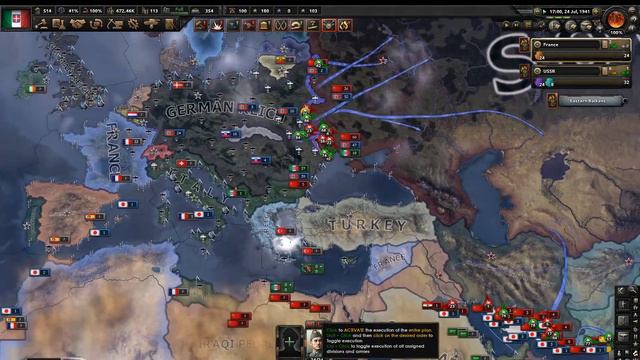 Hearts of Iron 4 | WW2 Against Soviet Union | Italy and Germany | Part 3 смотреть онлайн
