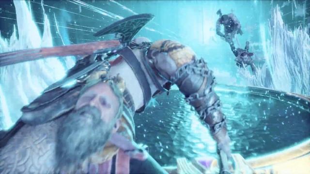 God of War - Kratos & Baldur Fighting in Realm Travel Room (2023) смотреть онлайн