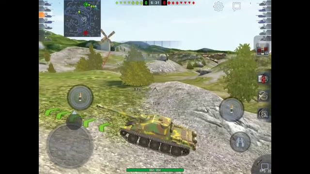 Первое впечатление ПТ-САУ Су 122-44 WoT Blitz смотреть онлайн