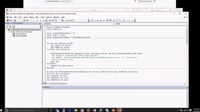 AL: Automating Excel from Access смотреть онлайн