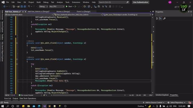 Create Login Form With User authentication using C# step by step | Sinhala смотреть онлайн