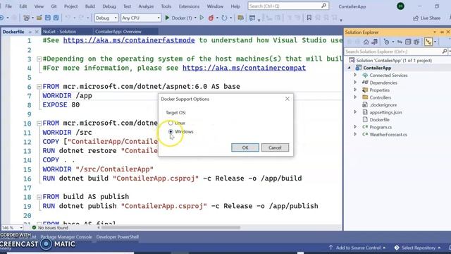 Containerizing an ASP.Net Core 6.0 Web API with Docker and Visual Studio 2022 смотреть онлайн