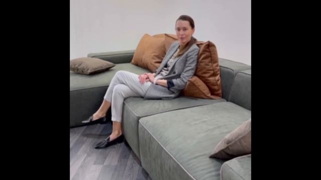 Угловой модульный диван в современном стиле смотреть онлайн