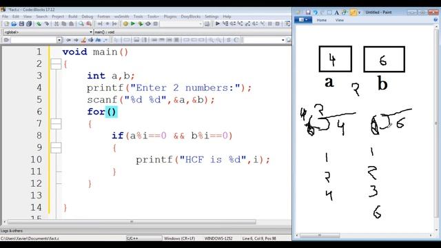 39. Program || HCF /GCD of 2 numbers in c || in hindi by vikas singh смотреть онлайн