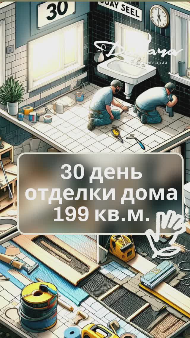 30 дней ремонта нашего дома уже позади!