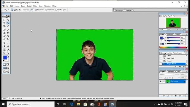 How to change background color of Picture in adobe photoshop 7.0 смотреть онлайн