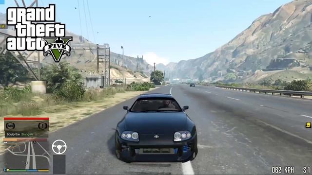 Toyota Supra ? In Different Games | FH 5 vs GTA V vs BeamNG Drive | Top Speed Test | Sound Test смотреть онлайн
