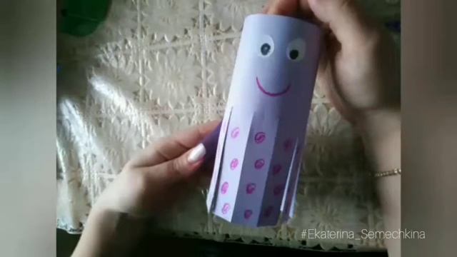 Мастер-класс конструирование из бумаги в старшей группе "Осьминожка". смотреть онлайн