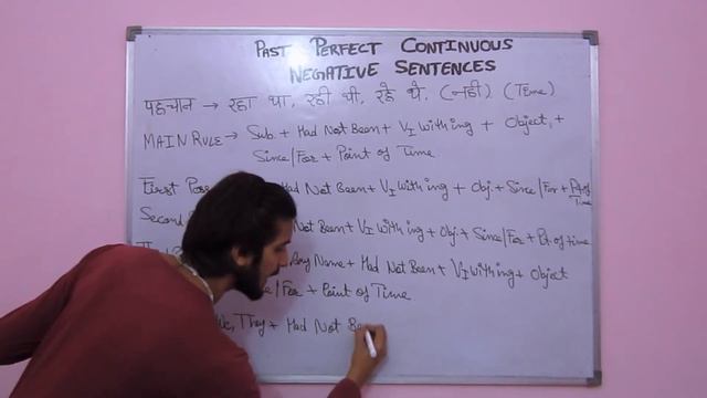 Past Perfect Continuous Tense In Hindi | Negative Sentences | Learn English смотреть онлайн