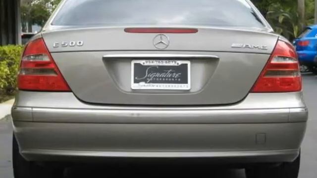 2003 MERCEDES-BENZ E-CLASS E500 (SUNRISE, Florida) смотреть онлайн