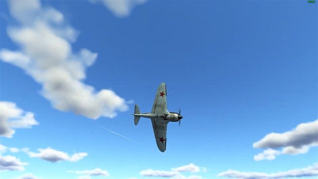 La5 vs Bf 109 G-6 =) смотреть онлайн