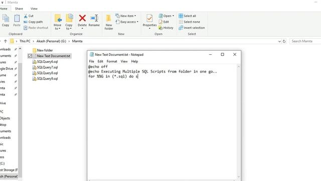 Batch File to Execute Multiple SQL Scripts in one go | By SQL Training | By SQL смотреть онлайн