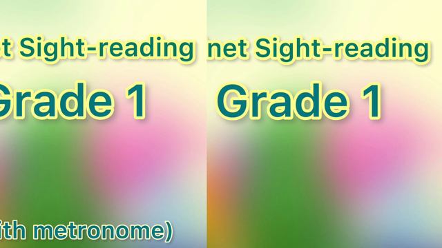 Grade 1 No. 2 / Clarinet / Sight-reading specimen test & play along with metronome, M.M.= 108 & 88 смотреть онлайн
