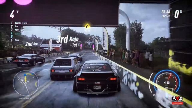 NISSAN SILVIA S15 ROCKET BUNNY RACE | NFS HEAT | NEED FOR SPEED HEAT смотреть онлайн