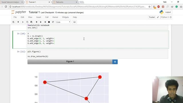 Types of Graphs 1 - Social Network Analysis in Python using NetworkX смотреть онлайн