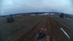 Покатушки на 4 мотоблоках.