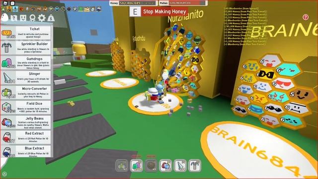 Купил новый ули в карте Bee Swarm Simulator игра Роблокс смотреть онлайн