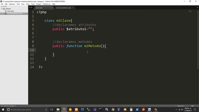 Programación Orientada a Objetos con PHP | Métodos y atributos con PHP. Cap 2 смотреть онлайн