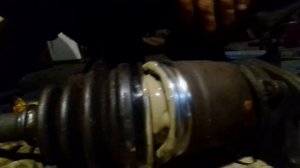 замена правого привода в сборе