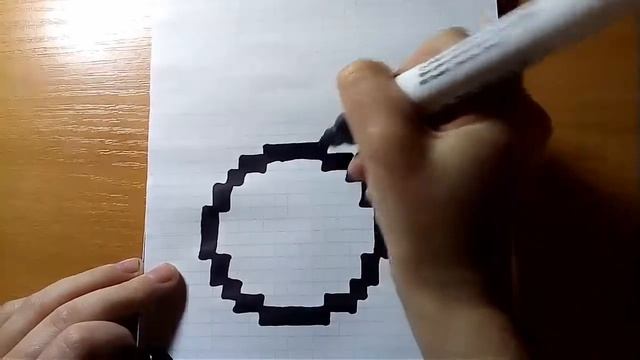 Как нарисовать смайл по клеточкам смотреть онлайн