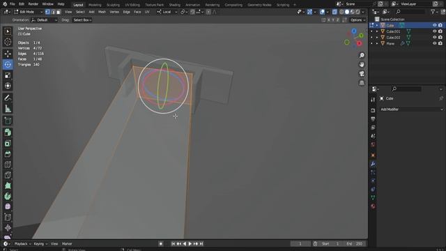 Моделирование кейса для гитары #blender #blender3d #model смотреть онлайн