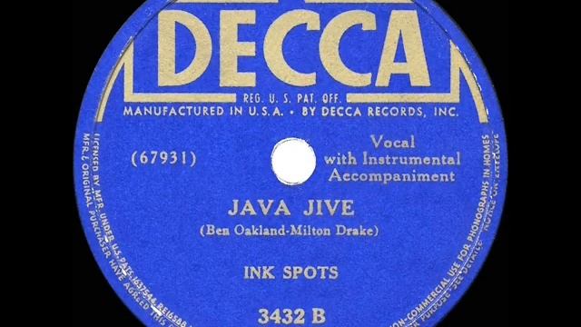 1941 HITS ARCHIVE: Java Jive - Ink Spots смотреть онлайн