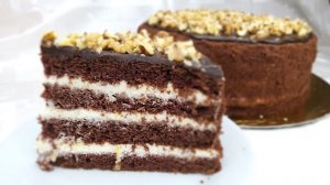 Потрясающий торт Арабские сказки! Шоколадный влажный бисквит и нежный лимонный крем.