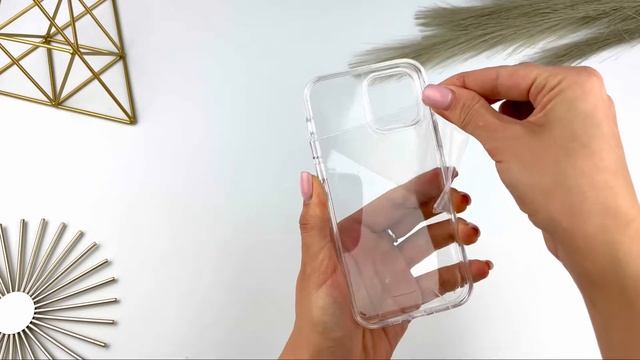 Чехол прозрачный противоударный Space на iPhone 12 / 12 Pro