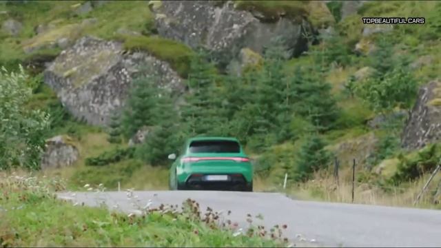 2022 Porsche Macan GTS -Python Green Exterior Interior and Drive смотреть онлайн