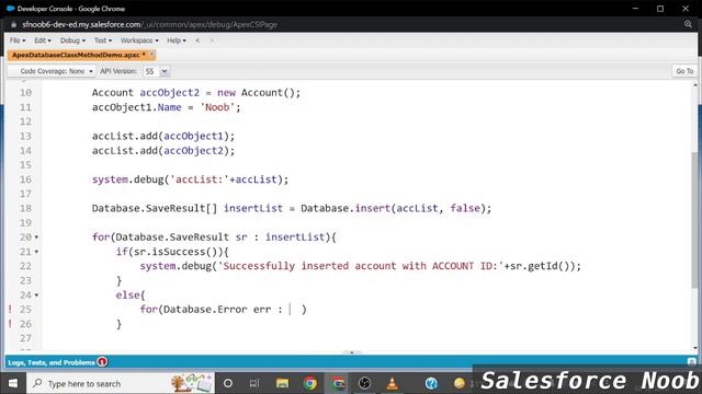 15. Database Class Methods In Apex (Hindi) | Insert/Update Record | Salesforce Development Tutorial смотреть онлайн