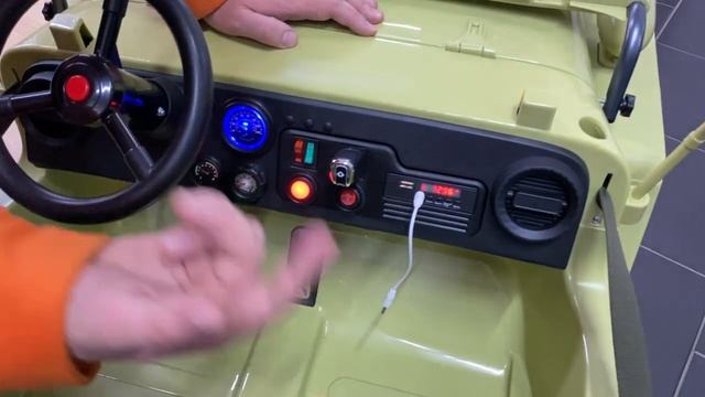 Детский электромобиль Jeep Willys YKE 4137 - обзор