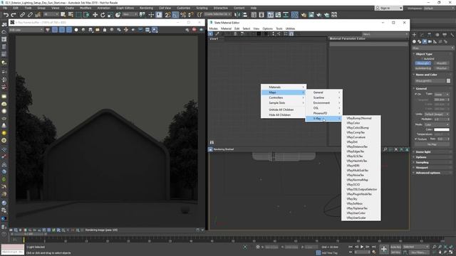 V-Ray Next for 3ds Max – How to light an exterior day scene смотреть онлайн