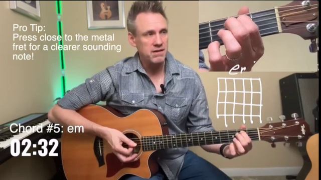 Instant Guitar Chord Mastery: Effortlessly Learn 10 Easy Chords in 4 Minutes смотреть онлайн