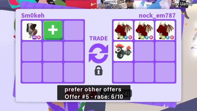 9 Offers For MEGA NEON ST BERNARD | Amazing Offers ? | Adopt Me Trading смотреть онлайн