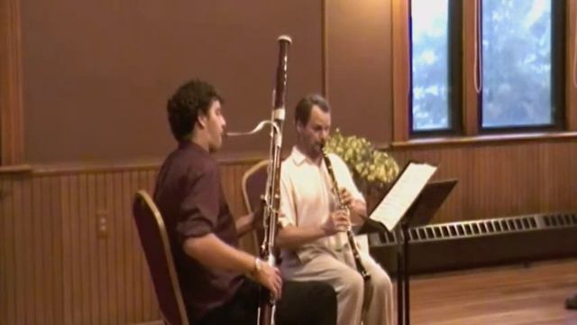 Father/Son duet bassoon/clarinet - Beethoven Three Duets Wo0 27 смотреть онлайн