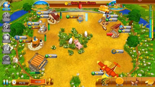 Farm Frenzy 4 (Confectioner Level 5) only GOLD Веселая ферма 4 (Кондитер Уровень 5) Золото смотреть онлайн