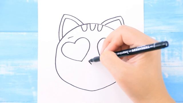 Как нарисовать ЭМОДЗИ / Рисунок раскраска для детей / Раскрась Ка смотреть онлайн