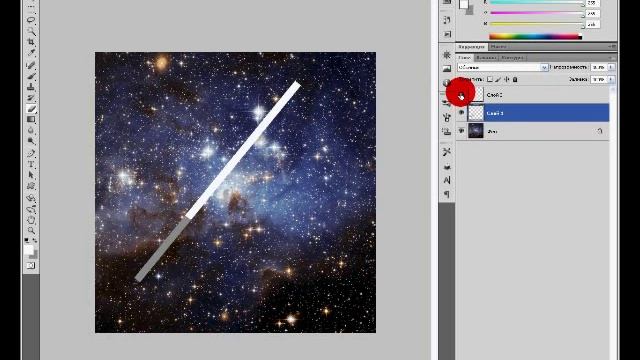 Как создать джедайский меч в фотошоп смотреть онлайн