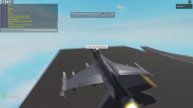 How to fly Roblox GS planes смотреть онлайн