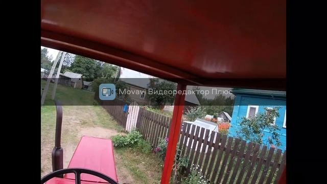 На тракторе Т25 за песком