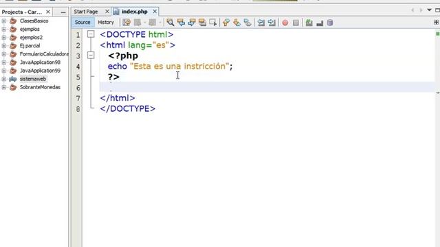 Separar instrucciones en php смотреть онлайн