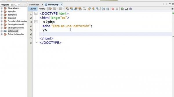 Separar instrucciones en php